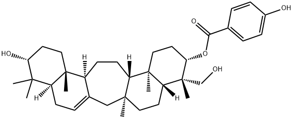3-O-(p-Hydroxybenzoyl)serratriol Structure