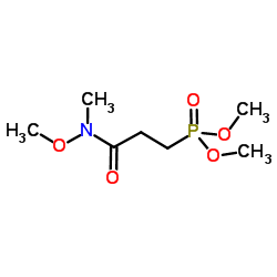 Dimethyl {3-[methoxy(methyl)amino]-3-oxopropyl}phosphonate Structure