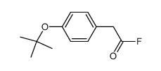 4-tert-butoxyphenylacetyl fluoride结构式