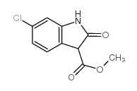 6-氯氧代吲哚啉-3-羧酸甲酯结构式