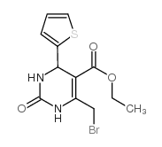 ETHYL 6-(BROMOMETHYL)-2-OXO-4-THIEN-2-YL-1,2,3,4-TETRAHYDROPYRIMIDINE-5-CARBOXYLATE Structure