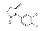 1-(3,4-dichlorophenyl)pyrrolidine-2,5-dione结构式