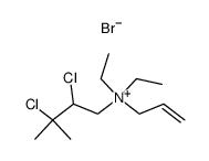 allyl-(2,3-dichloro-3-methyl-butyl)-diethyl-ammonium, bromide结构式