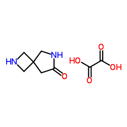 2,6-二氮杂螺[3,4]辛烷-7-酮草酸盐结构式