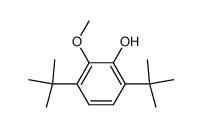 3,6-Di-tert.-butyl-guajacol Structure