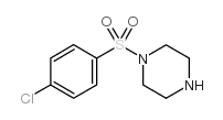 1-(4-Chloro-benzenesulfonyl)-piperazine Structure