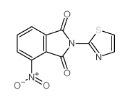 4-nitro-2-(1,3-thiazol-2-yl)isoindole-1,3-dione Structure