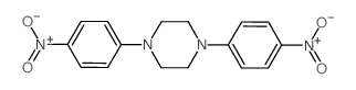 1,4-bis(4-nitrophenyl)piperazine Structure