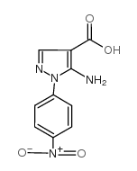 5-AMINO-1-(4-NITRO-PHENYL)-1H-PYRAZOLE-4-CARBOXYLIC ACID structure