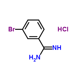 3-Bromobenzamidine hydrochloride Structure