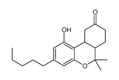 6a,7,10,10a-tetrahydro-1-hydroxy-6,6-dimethyl-3-pentyl-6H-dibenzo(b,d)pyran-9(8H)-one Structure