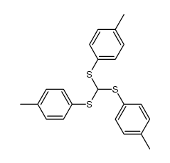 trithioorthoformic acid tri-p-tolyl ester Structure