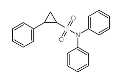 Cyclopropanesulfonamide,N,N,2-triphenyl-, trans- (8CI) picture