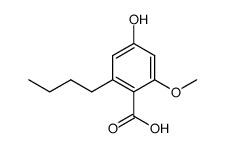 2-methoxy-4-hydroxy-6-n-butyl-benzoic acid结构式