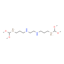 1,2-Ethanediamine, N,N-bis3-(dimethoxymethylsilyl)propyl- Structure