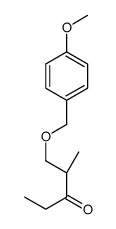 (2S)-1-[(4-methoxyphenyl)methoxy]-2-methylpentan-3-one结构式