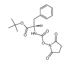 L-phenylalanine t-butyl ester N-hydroxysuccinimide carboxamide Structure