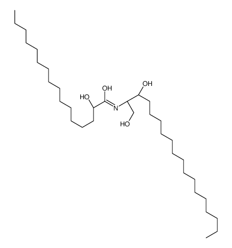 C16((±)-2'-hydroxy) dihydro Ceramide (d18:0/16:0)结构式