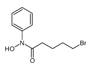 5-bromo-N-hydroxy-N-phenylpentanamide Structure