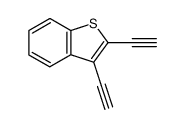 2,3-diethynylbenzo[b]thiophene Structure