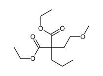 diethyl 2-(2-methoxyethyl)-2-propylpropanedioate结构式