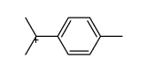 1-methyl-1-(4-methylphenyl)ethylium结构式