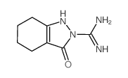 3-氧代-1,3,4,5,6,7-六氢-2H-吲唑-2-羧酰胺结构式