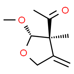 Ethanone, 1-[(2S,3S)-tetrahydro-2-methoxy-3-methyl-4-methylene-3-furanyl]- picture