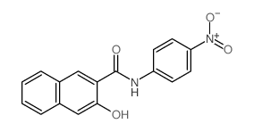 2-Naphthalenecarboxamide,3-hydroxy-N-(4-nitrophenyl)- structure