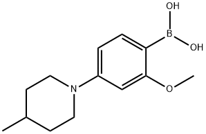 2-Methoxy-4-(4-methylpiperidin-1-yl)phenylboronic acid图片