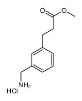 methyl 3-(3-aminomethylphenyl)propanoate(HCl)结构式