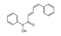 N-hydroxy-N,5-diphenylpenta-2,4-dienamide结构式