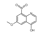 4-hydroxy-6-methoxy-8-nitroquinoline Structure