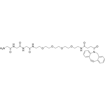 Gly-Gly-Gly-PEG4-DBCO structure