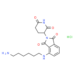 Thalidomide-NH-C6-NH2 hydrochloride Structure