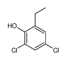 2,4-Dichloro-6-ethylphenol Structure