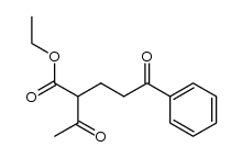 ethyl 5-phenyl-2-acetyl-5-oxopentanoate结构式