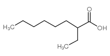 2-Ethyloctanoicacid Structure