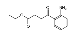 ethyl 4-(2-aminophenyl)-4-oxobutanoate结构式