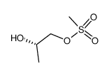 (2S)-2-Hydroxy-1-propyl Methanesulfonate结构式