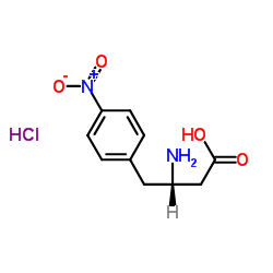 (s)-3-amino-4-(4-nitrophenyl)butanoic acid hydrochloride structure