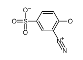 2-diazonio-4-sulfophenolate Structure