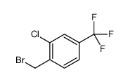 2-Chloro-4-(trifluoromethyl)benzyl bromide结构式