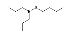 (n-C3H7)2BS-n-C4H9 Structure