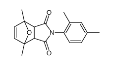 4-(2,4-Dimethylphenyl)-1,7-dimethyl-10-oxa-4-azatricyclo[5.2.1.02,6]dec-8-ene-3,5-dione Structure