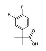2-(3,4-Difluorophenyl)-2-methylpropanoic acid Structure