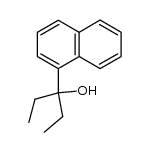 3-hydroxy-3-(naphthyl-(1))-pentane结构式