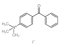 Benzenaminium,4-benzoyl-N,N,N-trimethyl-, iodide (1:1)结构式