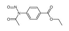 ethyl 4-(N-nitrosoacetamido)benzoate Structure