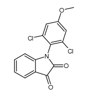 1-(2,6-二氯-4-甲氧基苯基)-1H-吲哚-2,3-二酮-d4结构式